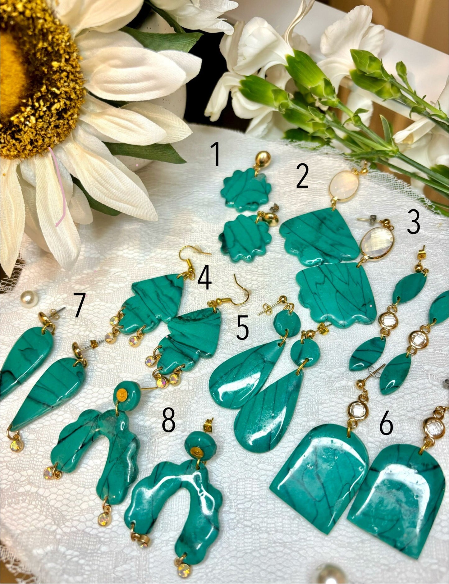 Turquoise Earrings 8 Styles