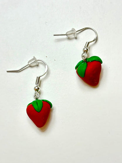 Chocolate Strawberry Earrings