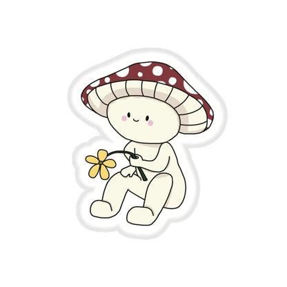 Little Mushroom Guy with Daisy