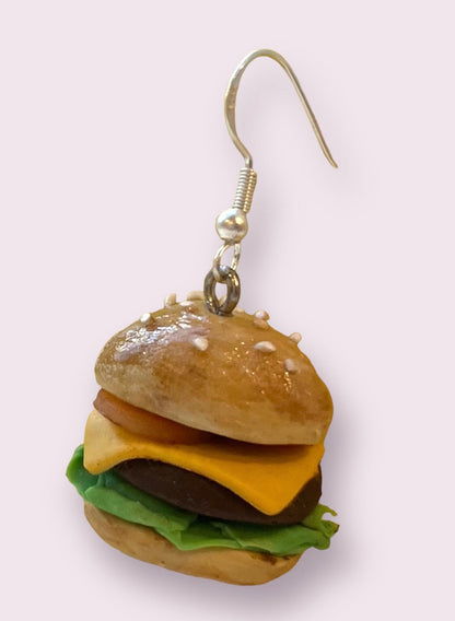 Cheeseburger Earrings