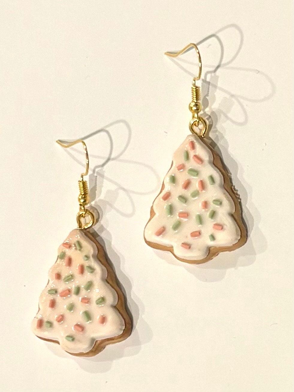 Christmas Tree Cookie Earrings