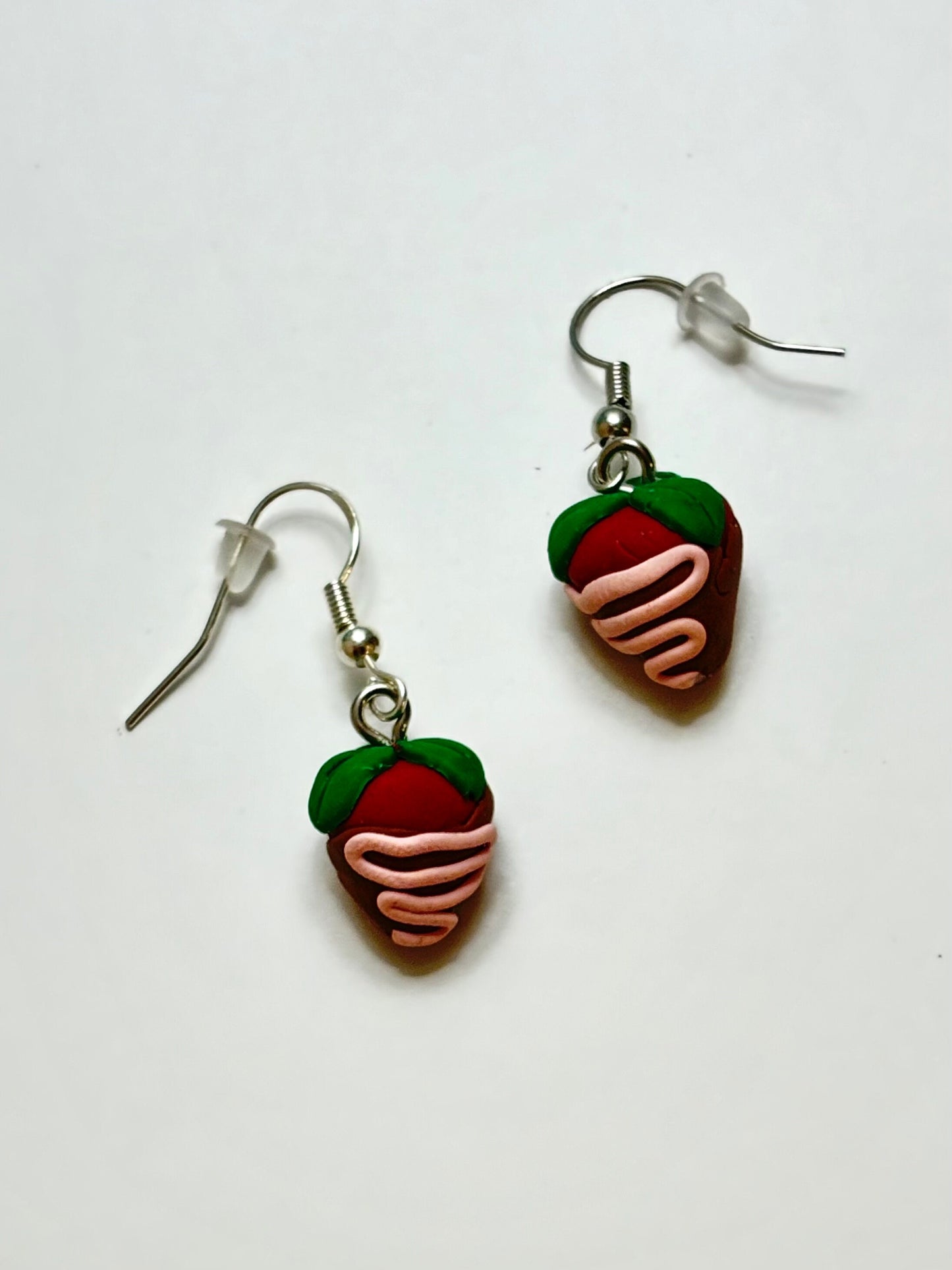 Chocolate Strawberry Earrings