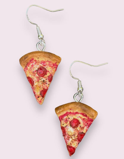 Pizza Earrings