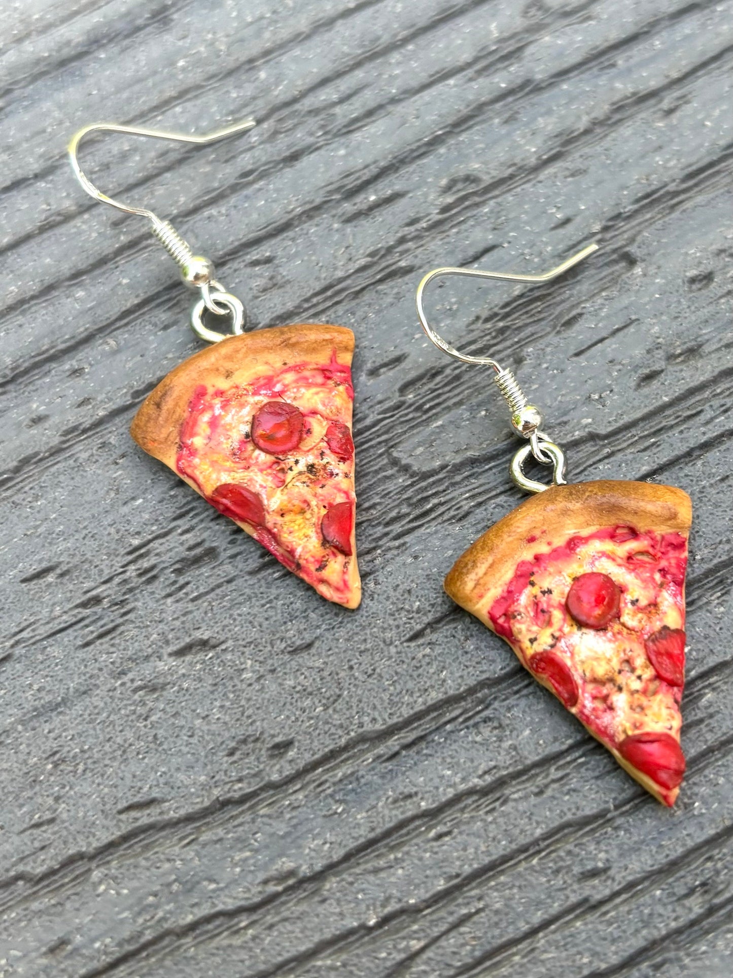 Pizza Earrings