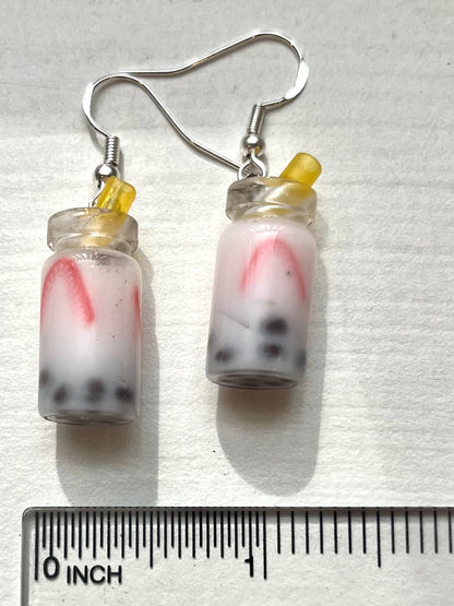 Custom Mini Drink Jar Earrings