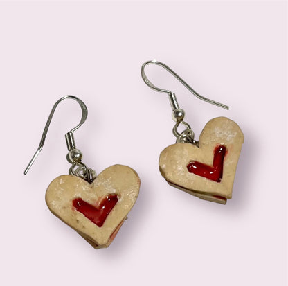 Heart Jam Cookie Earrings