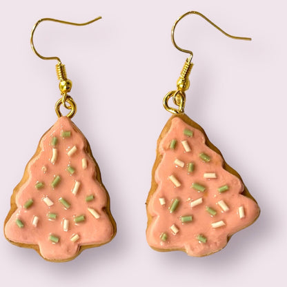 Christmas Tree Cookie Earrings