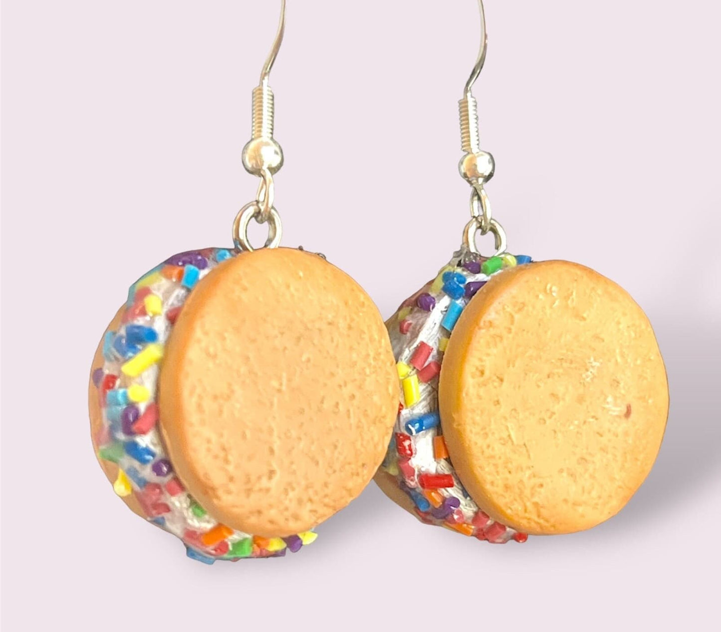 Sprinkle Ice Cream Sandwich Earrings